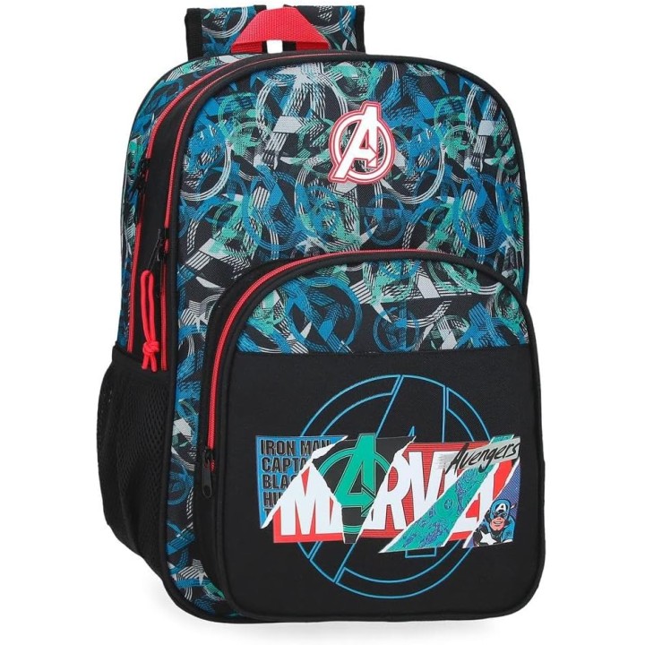 MOCHILA ADAP. 40CM.2C.MARVEL SHIELD