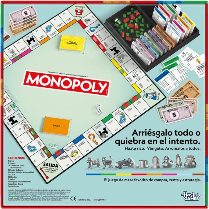 MONOPOLY CLASSIC REFRESH MADRID G0009 HA