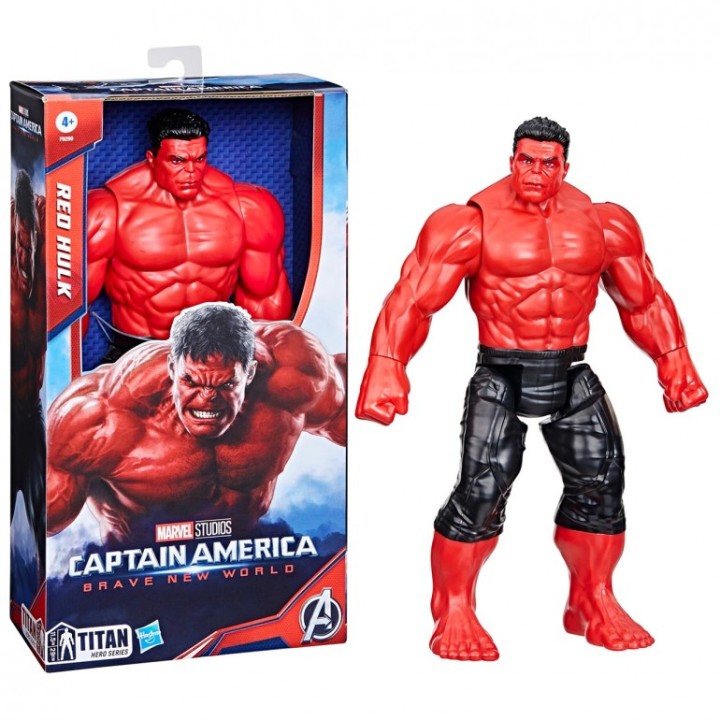 FIGURA DELUXE HULK TITAN ROJO F9299