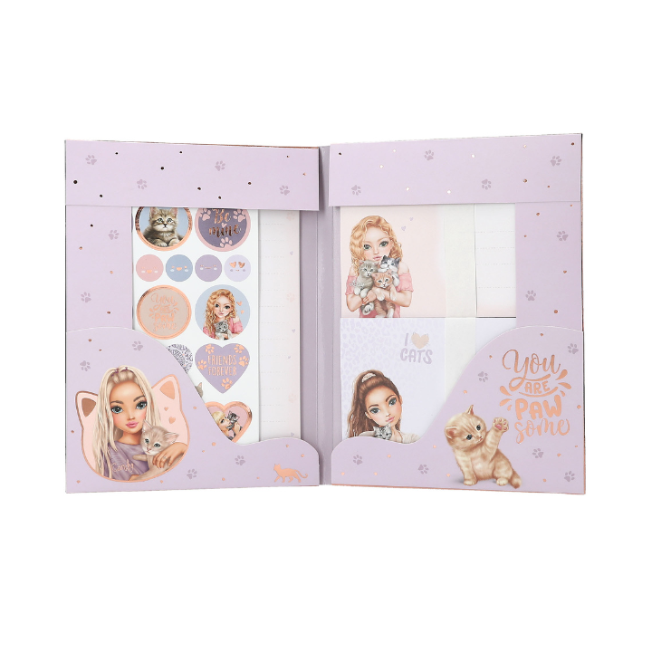 TOPMODEL SET DE CARTAS CAT LOVE