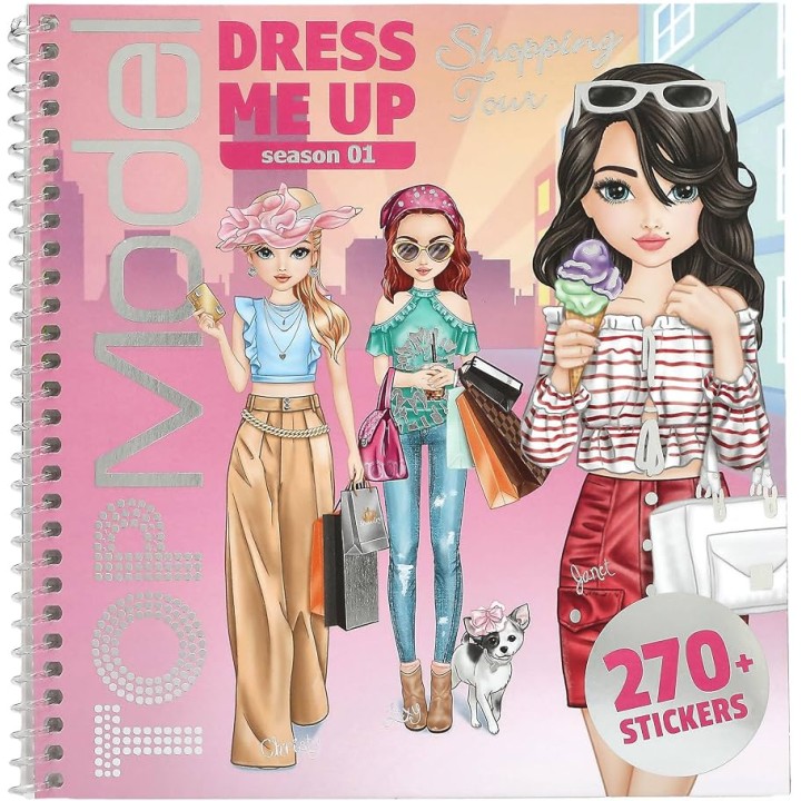 TOPMODEL DRESS ME UP STICKERBOOK SHOPPING TOUR