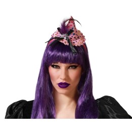 DIADEMA DE BRUJA ROSA 74758