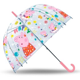 PARAGUAS TRANSP. PEPPA PIG 46CM PP17100